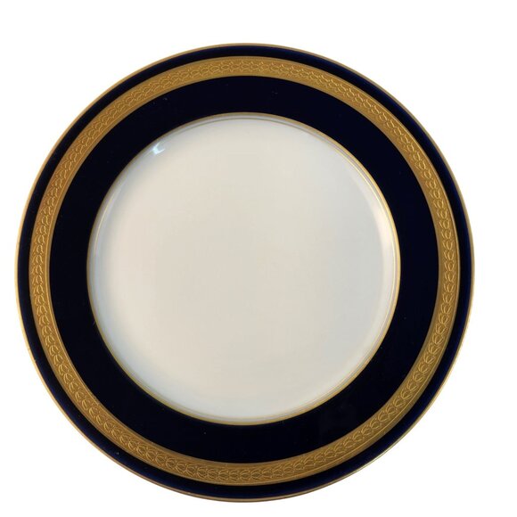 Rosenthal Germany Classic Gold Cobalt Blue Porcelain Salad Plate 8" Fine China - Picture 1 of 7